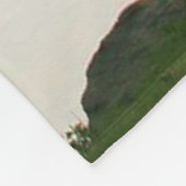 Weeping Willow Mountain Uitzicht Fleece Deken (Hoek)