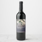 Weeping Willow Tree & Mason Jar Lights Wijnlabel Wijn Etiket (Voorkant)