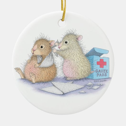 WeePoppets® - siervoorwerpen Keramisch Ornament (Voorkant)