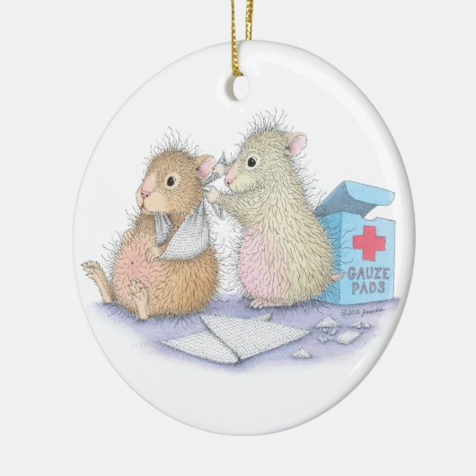 WeePoppets® - siervoorwerpen Keramisch Ornament (Links)