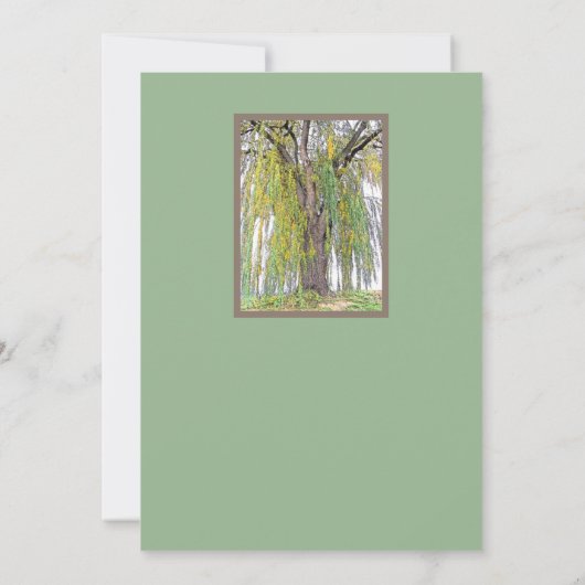 WEEPWILLOW/GEEL EN GROENE TENDRILEN/BLANK (Achterkant)