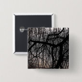WEEPWILLOW TREE VIERKANTE BUTTON 5,1 CM (Voorkant /achterkant)