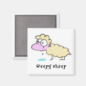 Weepy Sheep Magnet (Voorkant / Achterkant)