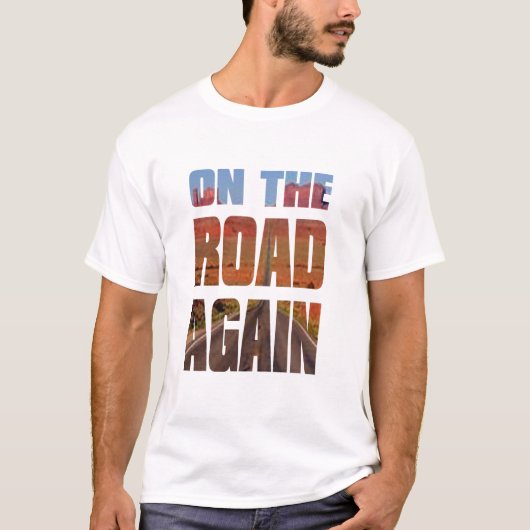 weer afkoelen op de weg Arizona, vrije geest Biker T-shirt (Voorkant)