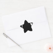 weer amerika gothic ster sticker (Envelop)