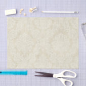Weer beige Damask-vellen papier (Craft)
