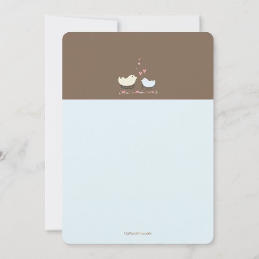 Weer Brother Foto geboorteaankondiging Aankondiging (Achterkant)