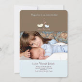 Weer Brother Foto geboorteaankondiging Aankondiging (Voorkant)