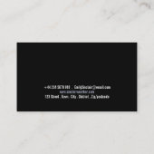 Weer collage, meteoroloog visitekaartje (Achterkant)