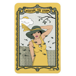 Weer de Storm_C_4x6 koelkast Magneet