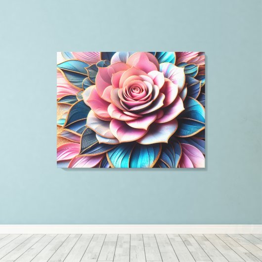 Weer dromen canvas afdruk (Insitu (Houten vloer))