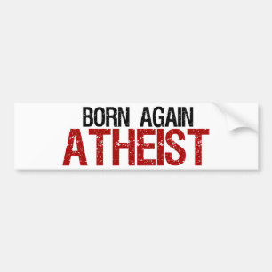 Weer een atheïst bumpersticker