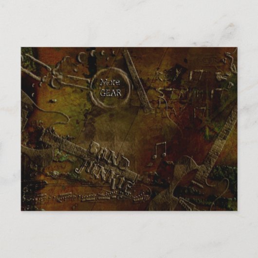 Weer een Band Junkie Briefkaart (Voorkant)