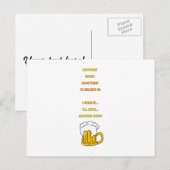 Weer een bierbier briefkaart (Voorkant / Achterkant)