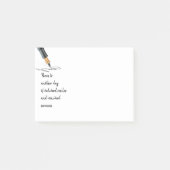 Weer een dag buiten glimlachen naar binnen post-it® notes (Voorkant)