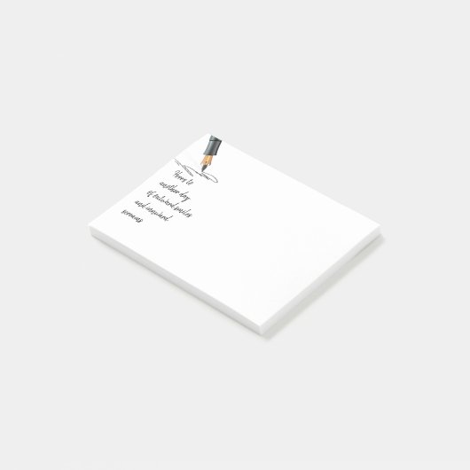 Weer een dag buiten glimlachen naar binnen post-it® notes (Schuin)