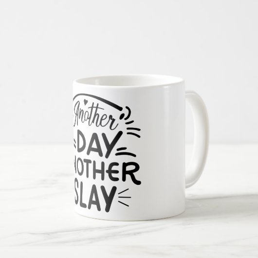 Weer een dag een dode koffiemok (Voorkant rechts)