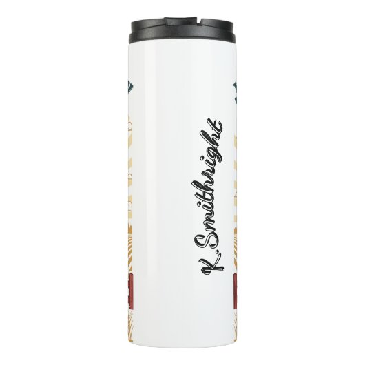 Weer een dag in het Boerderij leven Thermosbeker (Achterkant)