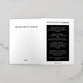 Weer een dag in het paradijs liefdesgedicht folie wenskaart (Buiten Laag)