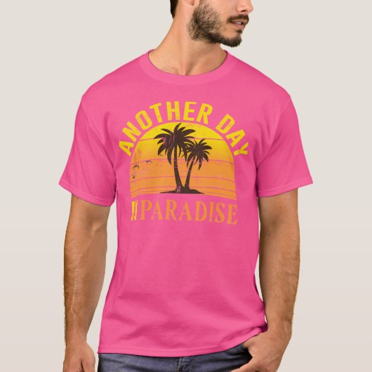 Weer een dag in het paradijs t-shirt (Voorkant)