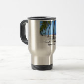 Weer een dag in het Paradijs! Travel Mug Reisbeker (Voorkant links)
