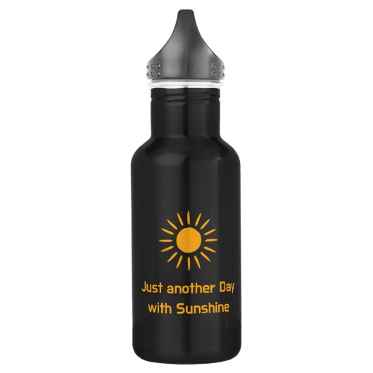 Weer een dag met zon waterfles  (Links)