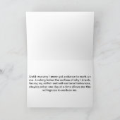 Weer een dag om aan mijn wenskaart te werken kaart (Binnen)