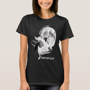 Weer een dag weer een dag weer een Koe-maan Motiva T-shirt
