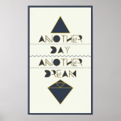 Weer een dag weer een droom poster (Voorkant)