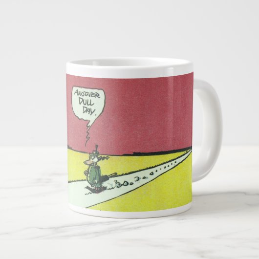 "Weer een doffe dag" Grote Koffiekop (Voorkant rechts)