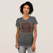 Weer een drukke week bruin GFX T-shirt (Voorkant volledig)
