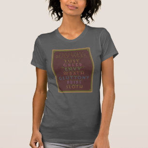 Weer een drukke week bruin GFX T-shirt