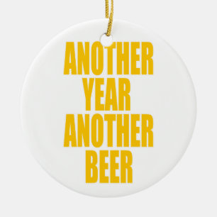 Weer een jaar later keramisch ornament
