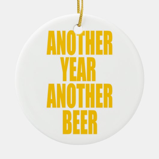 Weer een jaar later keramisch ornament (Voorkant)