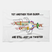 Weer een jaar ouder, nog steeds net zo twistend DN Theedoek (Horizontaal)