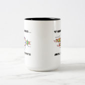 Weer een jaar ouder, nog steeds net zo twistend DN Tweekleurige Koffiemok (Center)