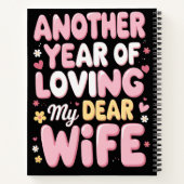 Weer een jaar van liefde - Romantisch Notitieboek (Achterkant)