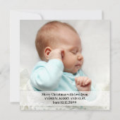 Weer een kerstcadeaufoto aankondiging (Achterkant)