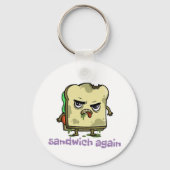 Weer een klassieke sandwich sleutelhanger (Achterkant)
