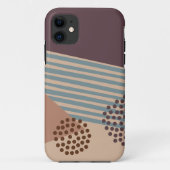 Weer een midden-eeuw Abstract Case-Mate iPhone Case (Achterkant)