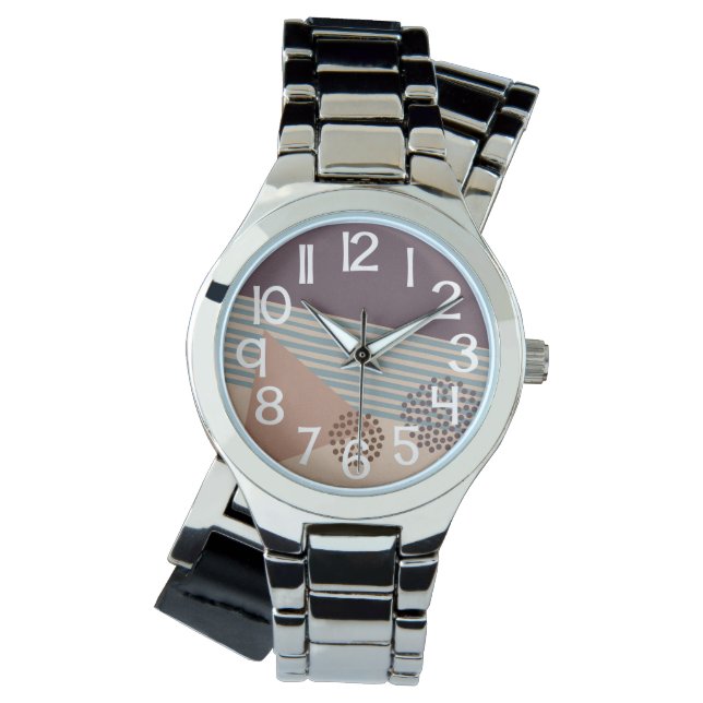 Weer een midden-eeuw Abstract Horloge (Voorkant)