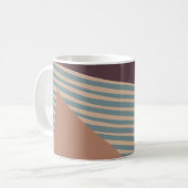 Weer een midden-eeuw Abstract Koffiemok (Voorkant links)