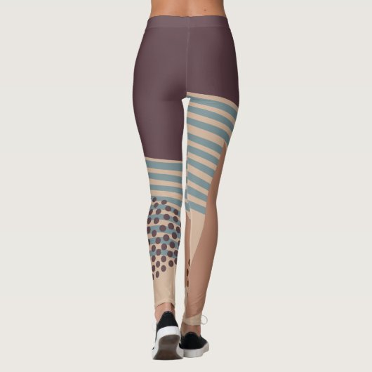 Weer een midden-eeuw Abstract Leggings (Achterkant)