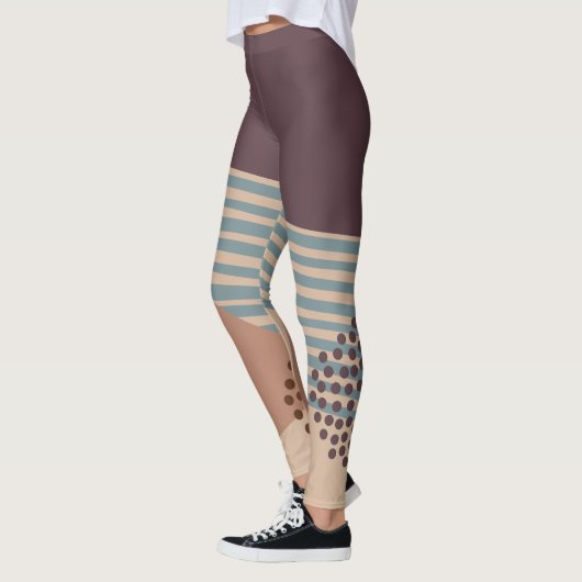 Weer een midden-eeuw Abstract Leggings (Links)