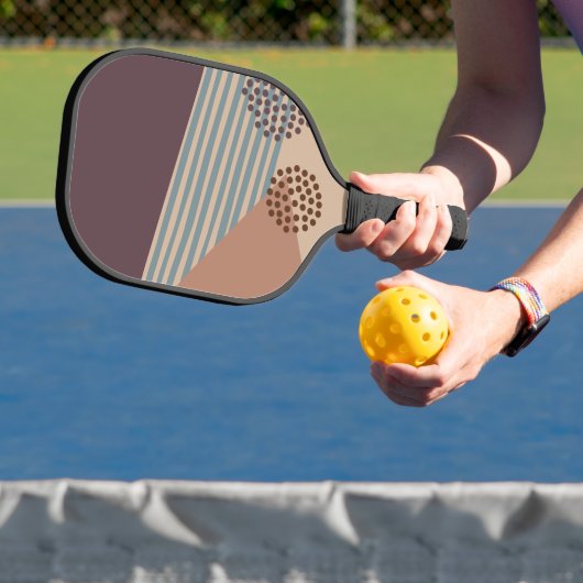 Weer een midden-eeuw Abstract Pickleball Paddle (Insitu)