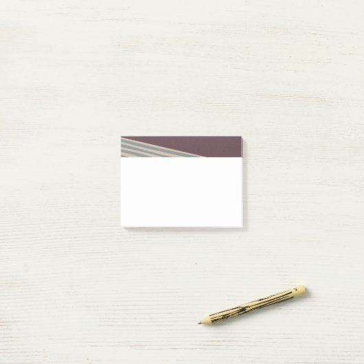 Weer een midden-eeuw Abstract Post-it® Notes (Op bureau)