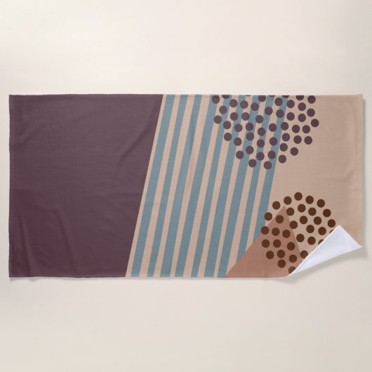 Weer een midden-eeuw Abstract Strandlaken (Voorkant)