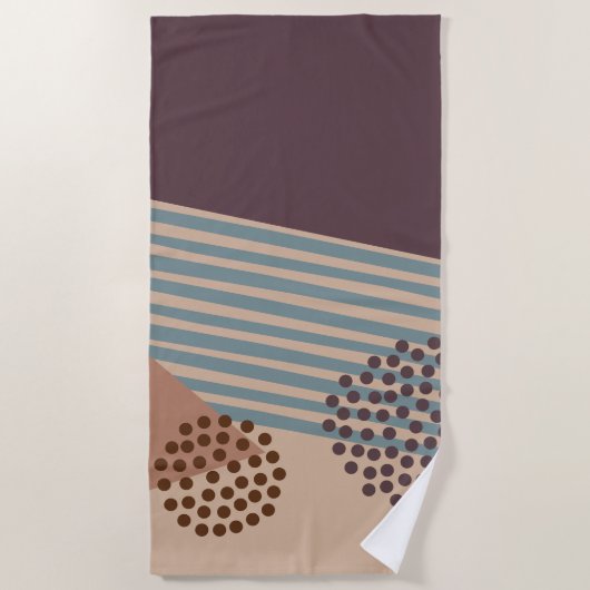 Weer een midden-eeuw Abstract Strandlaken (Voorkant)