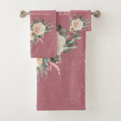 Weer een mooie dag Waterverf bloeit Bad Handdoek (Insitu)