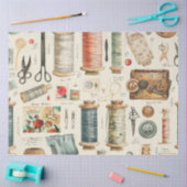 Weer een naaiend junk journal-serie ontwerp #6 tissuepapier (Craft)
